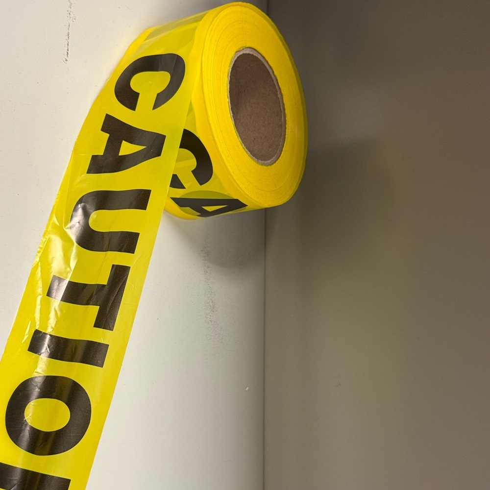 Yellow Caution Tape Roll